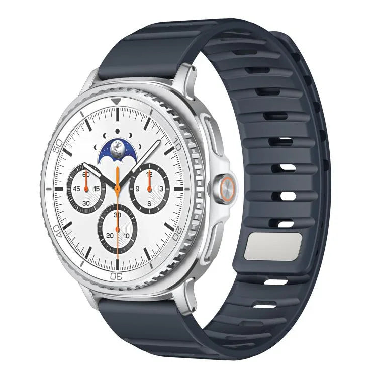 Norman Magnetic Silicone Watch Band, For Samsung Galaxy Watch8 / Watch8 Classic