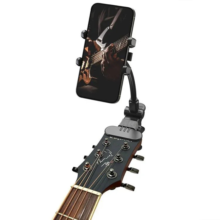 For Electric Guitar Bass Ukulele Piano Panel Live Teaching Universal Phone Holder, X040