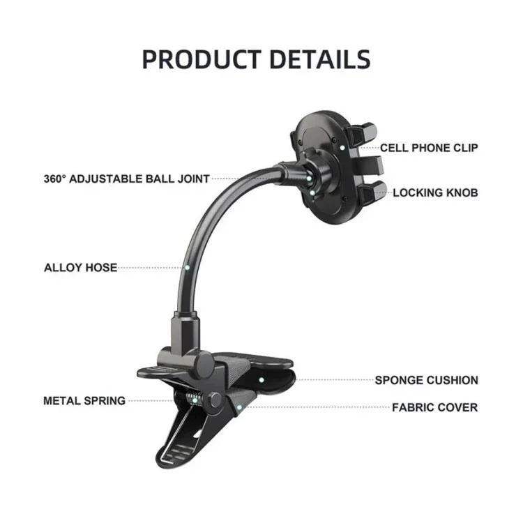 For Electric Guitar Bass Ukulele Piano Panel Live Teaching Universal Phone Holder, X040
