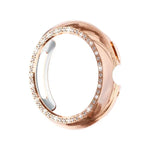 Single Row Diamond Hollow PC Watch Protective Cover, For Google Pixel Watch4 45mm, For Google Pixel Watch4 41mm