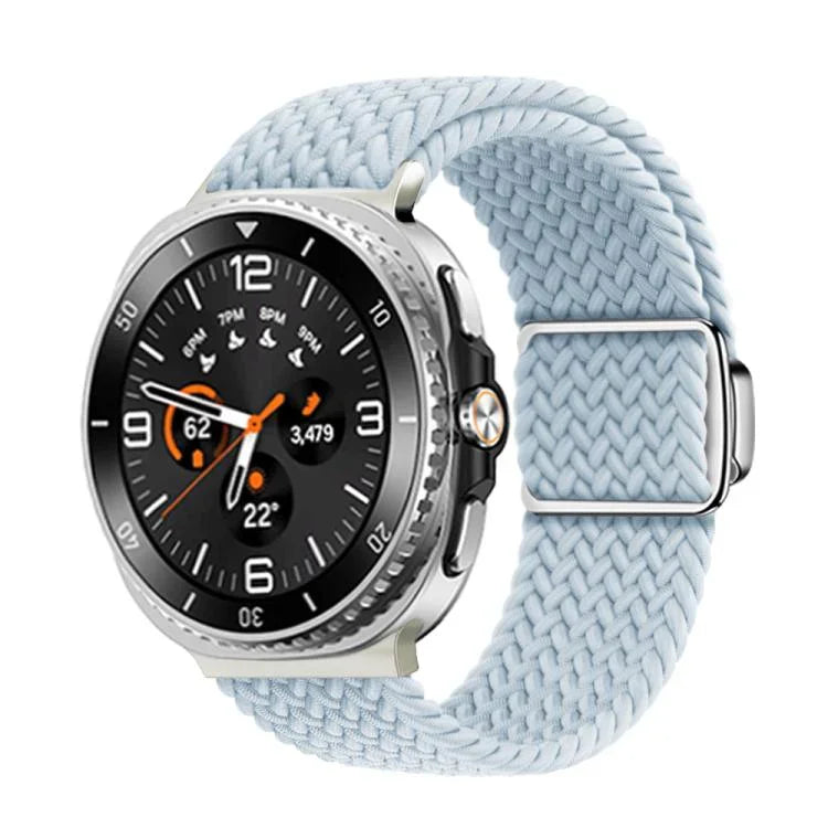 Correia Trançada de Nylon com Fivela Magnética, Para Samsung Galaxy Watch8 / Watch8 Classic