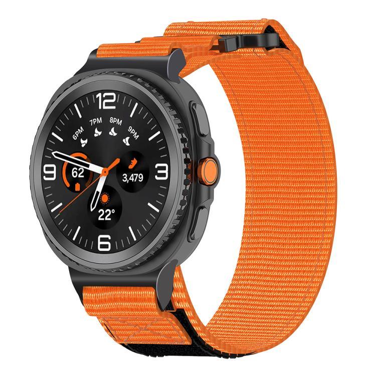 Correia de Nylon com Fecho de Gancho e Laço em Duas Secções, Para Samsung Galaxy Watch8 / Watch8 Classic