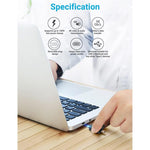 JUNSUNMAY 2 in 1 OTG Converter USB 3.0 to Micro USB and Type-C Adapter, 2 in 1