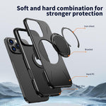 Capa para Telemóvel Kalebol Magnética MagSafe com Suporte Rotativo PC, Para iPhone 16 Plus, Para iPhone 16, Para iPhone 15 Pro Max, Para iPhone 15 Pro, Para iPhone 15, Para iPhone 14