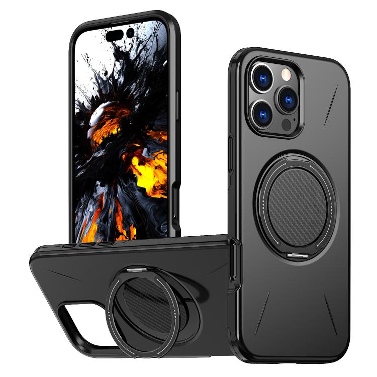 Capa para Telemóvel Kalebol Magnética MagSafe com Suporte Rotativo PC, Para iPhone 16 Plus, Para iPhone 16, Para iPhone 15 Pro Max, Para iPhone 15 Pro, Para iPhone 15, Para iPhone 14