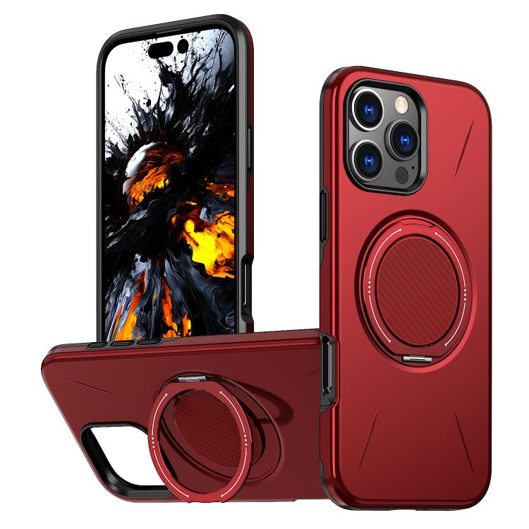 Capa para Telemóvel Kalebol Magnética MagSafe com Suporte Rotativo PC, Para iPhone 16 Plus, Para iPhone 16, Para iPhone 15 Pro Max, Para iPhone 15 Pro, Para iPhone 15, Para iPhone 14