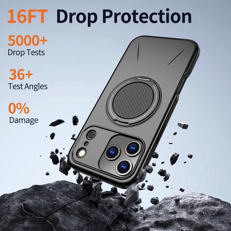 Capa para Telemóvel Kalebol Magnética MagSafe com Suporte Rotativo PC, Para iPhone 17 Pro Max, Para iPhone 17 Pro, Para iPhone 17, Para iPhone Air, Para iPhone 16 Pro Max, Para iPhone 16 Pro