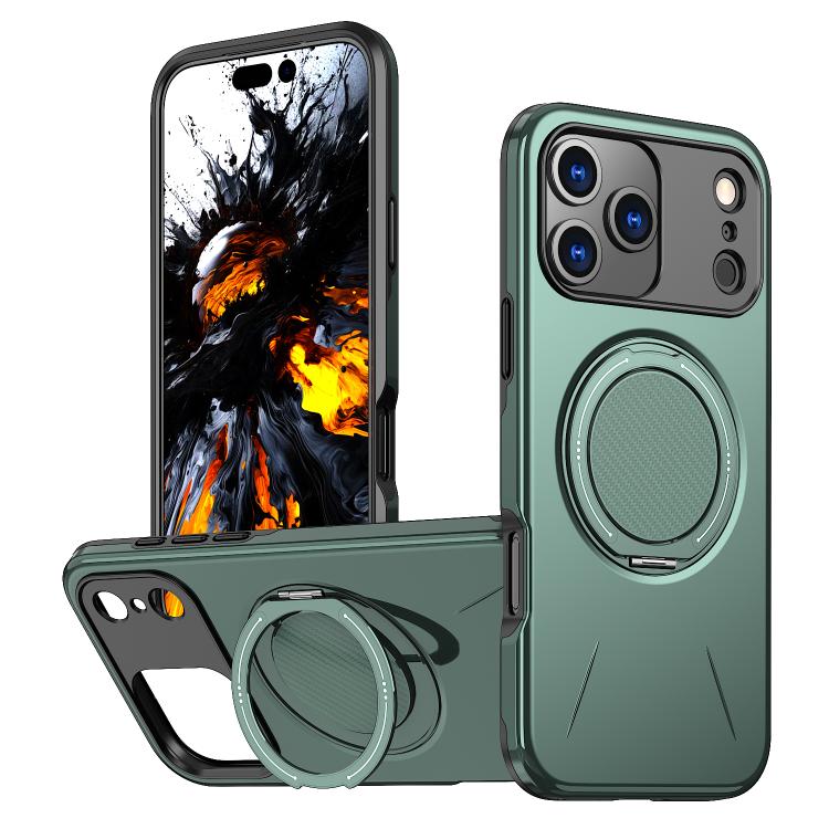 Capa para Telemóvel Kalebol Magnética MagSafe com Suporte Rotativo PC, Para iPhone 17 Pro Max, Para iPhone 17 Pro, Para iPhone 17, Para iPhone Air, Para iPhone 16 Pro Max, Para iPhone 16 Pro