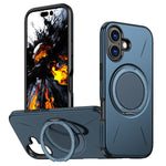 Capa para Telemóvel Kalebol Magnética MagSafe com Suporte Rotativo PC, Para iPhone 17 Pro Max, Para iPhone 17 Pro, Para iPhone 17, Para iPhone Air, Para iPhone 16 Pro Max, Para iPhone 16 Pro