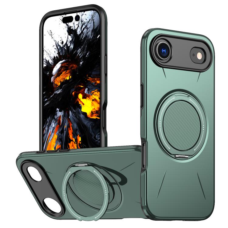 Capa para Telemóvel Kalebol Magnética MagSafe com Suporte Rotativo PC, Para iPhone 17 Pro Max, Para iPhone 17 Pro, Para iPhone 17, Para iPhone Air, Para iPhone 16 Pro Max, Para iPhone 16 Pro