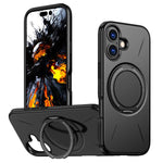 Capa para Telemóvel Kalebol Magnética MagSafe com Suporte Rotativo PC, Para iPhone 16 Plus, Para iPhone 16, Para iPhone 15 Pro Max, Para iPhone 15 Pro, Para iPhone 15, Para iPhone 14