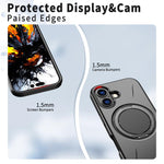 Capa para Telemóvel Kalebol Magnética MagSafe com Suporte Rotativo PC, Para iPhone 16 Plus, Para iPhone 16, Para iPhone 15 Pro Max, Para iPhone 15 Pro, Para iPhone 15, Para iPhone 14
