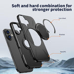 Capa para Telemóvel Kalebol Magnética MagSafe com Suporte Rotativo PC, Para iPhone 16 Plus, Para iPhone 16, Para iPhone 15 Pro Max, Para iPhone 15 Pro, Para iPhone 15, Para iPhone 14