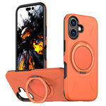 Capa para Telemóvel Kalebol Magnética MagSafe com Suporte Rotativo PC, Para iPhone 16 Plus, Para iPhone 16, Para iPhone 15 Pro Max, Para iPhone 15 Pro, Para iPhone 15, Para iPhone 14