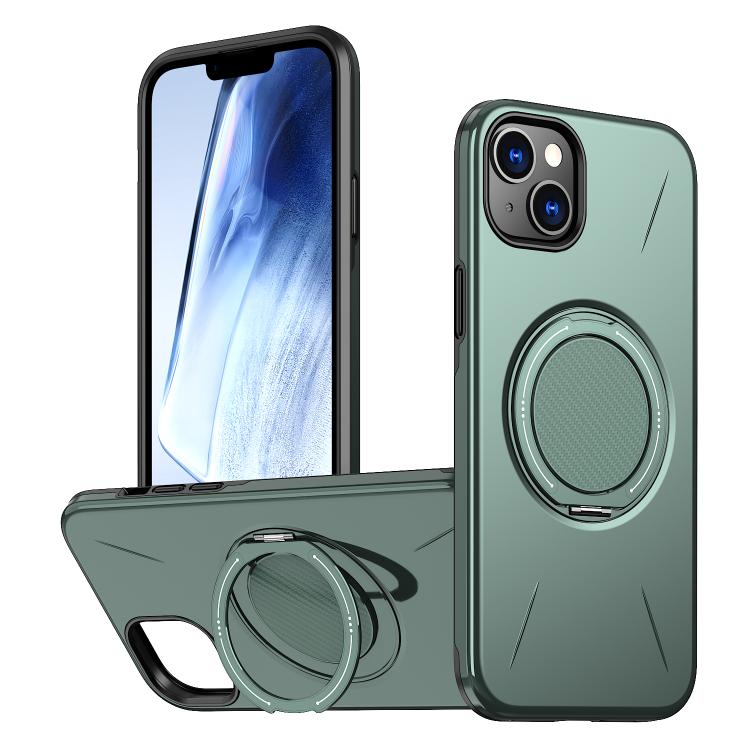 Capa para Telemóvel Kalebol Magnética MagSafe com Suporte Rotativo PC, Para iPhone 16 Plus, Para iPhone 16, Para iPhone 15 Pro Max, Para iPhone 15 Pro, Para iPhone 15, Para iPhone 14