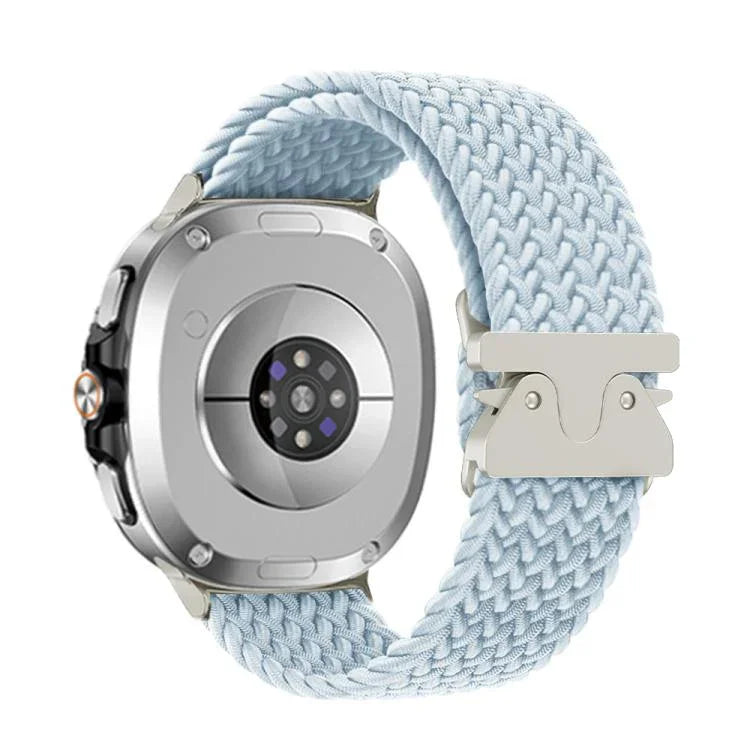Pulseira de Relógio em Nylon Trançado com Fecho Parachute, Para Samsung Galaxy Watch8 / Watch8 Classic