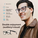 Óculos Inteligentes GL08, Suporte a Controlo por Toque / Microfone para Chamadas Incorporado / Experiência de Áudio Estilo Aberto