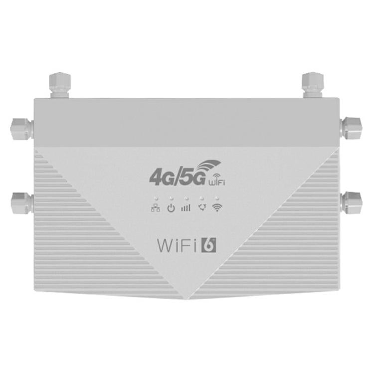 WR900-E Versão Eurasiana Roteador LTE WiFi6 com Cartão SIM 4G 6 Antenas 4 Portas LAN, WR900-E