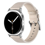 Pulseira de Relógio em Pele com Textura de Lichia de Dupla Face, Para Samsung Galaxy Watch8 / Watch8 Classic