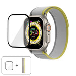 Pulseira de Relógio em Nylon Wild Path Loop com Filme Curvo 3D, Para Apple Watch Série 10 46mm, Para Apple Watch Série 10 42mm, Para Apple Watch 6 / 5 / 4 / SE 44mm