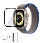 Pulseira de Relógio em Nylon Wild Path Loop com Filme Curvo 3D, Para Apple Watch Série 9 / 8 / 7 41mm, Para Apple Watch 3 / 2 / 1 38mm, Para Apple Watch 3 / 2 / 1 42mm