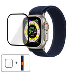 Pulseira de Relógio em Nylon Wild Path Loop com Filme Curvo 3D, Para Apple Watch Série 9 / 8 / 7 41mm, Para Apple Watch 3 / 2 / 1 38mm, Para Apple Watch 3 / 2 / 1 42mm