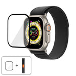Pulseira de Relógio em Nylon Wild Path Loop com Filme Curvo 3D, Para Apple Watch 6 / 5 / 4 / SE 40mm, Para Apple Watch Ultra / 2 49mm, Para Apple Watch Série 9 / 8 / 7 45mm