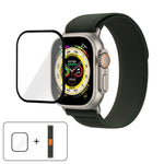 Pulseira de Relógio em Nylon Wild Path Loop com Filme Curvo 3D, Para Apple Watch 6 / 5 / 4 / SE 40mm, Para Apple Watch Ultra / 2 49mm, Para Apple Watch Série 9 / 8 / 7 45mm