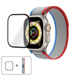 Pulseira de Relógio em Nylon Wild Path Loop com Filme Curvo 3D, Para Apple Watch Série 9 / 8 / 7 41mm, Para Apple Watch 3 / 2 / 1 38mm, Para Apple Watch 3 / 2 / 1 42mm
