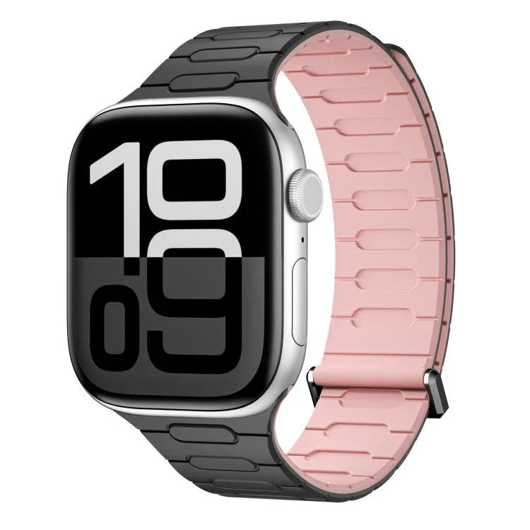 Pulseira de Relógio em Silicone Magnética em Forma de I, Para Apple Watch 46mm / 49mm / 45mm / 44mm, Para Apple Watch 42mm / 41mm / 40mm / 38mm