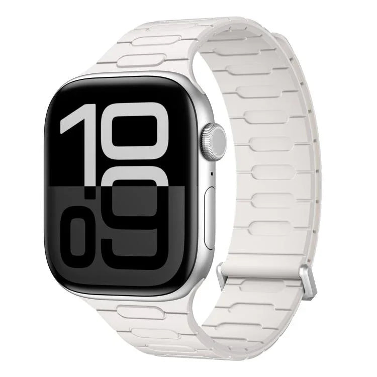 Pulseira de Relógio em Silicone Magnética em Forma de I, Para Apple Watch 46mm / 49mm / 45mm / 44mm, Para Apple Watch 42mm / 41mm / 40mm / 38mm
