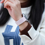 Pulseira de Relógio em Silicone Magnética em Forma de I, Para Apple Watch 46mm / 49mm / 45mm / 44mm, Para Apple Watch 42mm / 41mm / 40mm / 38mm