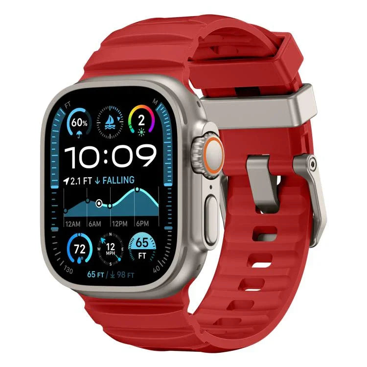 Pulseira de Relógio em Silicone Rock-Peak, Para Apple Watch 46mm / 49mm / 45mm / 44mm