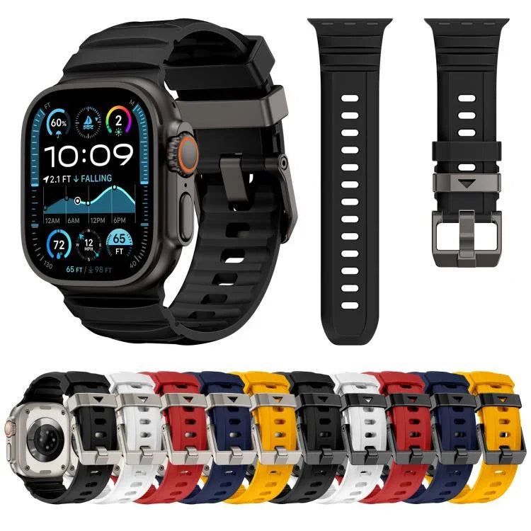 Pulseira de Relógio em Silicone Rock-Peak, Para Apple Watch 46mm / 49mm / 45mm / 44mm