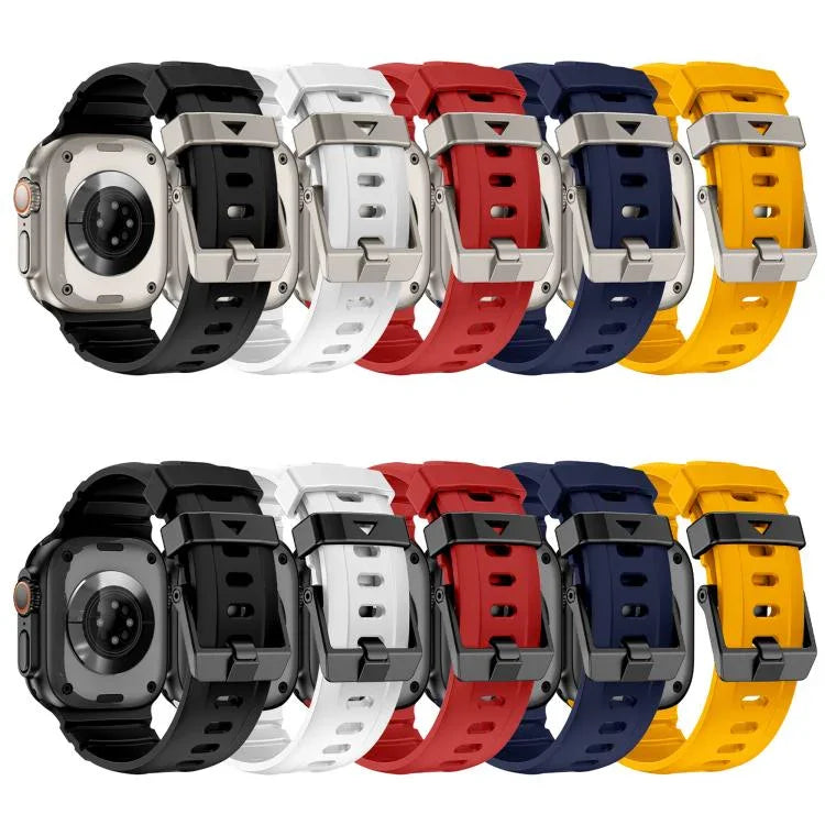 Pulseira de Relógio em Silicone Rock-Peak, Para Apple Watch 46mm / 49mm / 45mm / 44mm