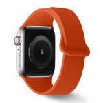 Pulseira de Relógio em Silicone com Loop Magnético e Padrão Lychee, Para Apple Watch 46mm / 49mm / 45mm / 44mm, Para Apple Watch 42mm / 41mm / 40mm / 38mm