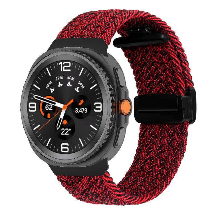 Fold Magnetic Buckle Braided Watch Band, For Samsung Galaxy Watch8 / Watch8 Classic
