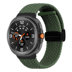 Fold Magnetic Buckle Braided Watch Band, For Samsung Galaxy Watch8 / Watch8 Classic