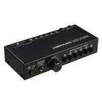 Selector Comutador de Sinal de Áudio 6 Entradas 3 Saídas, Comutador Multi-canal, Controlador de Volume de Coluna Ativo Passivo Totalmente Balanceado, Selector RCA, B081