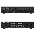 Selector Comutador de Sinal de Áudio 6 Entradas 3 Saídas, Comutador Multi-canal, Controlador de Volume de Coluna Ativo Passivo Totalmente Balanceado, Selector RCA, B081
