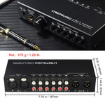 Selector Comutador de Sinal de Áudio 6 Entradas 3 Saídas, Comutador Multi-canal, Controlador de Volume de Coluna Ativo Passivo Totalmente Balanceado, Selector RCA, B081
