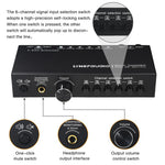 Selector Comutador de Sinal de Áudio 6 Entradas 3 Saídas, Comutador Multi-canal, Controlador de Volume de Coluna Ativo Passivo Totalmente Balanceado, Selector RCA, B081