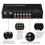 Selector Comutador de Sinal de Áudio 6 Entradas 3 Saídas, Comutador Multi-canal, Controlador de Volume de Coluna Ativo Passivo Totalmente Balanceado, Selector RCA, B081