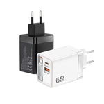 FC1 Cabo Retrátil 3 em 1 Tipo-C 70cm, PD3.0, QC3.0 Carregador USB para Telemóvel, Ficha UE