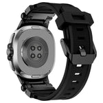 Pulseira de Relógio em Silicone com Conector Metálico Explorer, Para Samsung Galaxy Watch8 / Watch8 Classic