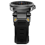 Pulseira de Relógio em Silicone com Conector Metálico Explorer, Para Samsung Galaxy Watch8 / Watch8 Classic