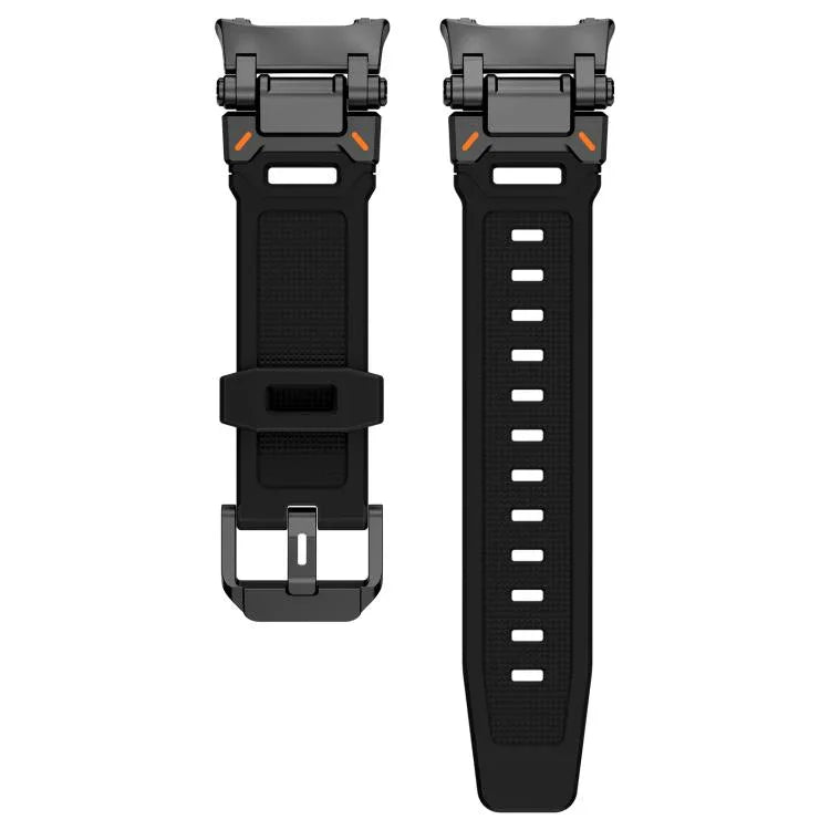 Pulseira de Relógio em Silicone com Conector Metálico Explorer, Para Samsung Galaxy Watch8 / Watch8 Classic