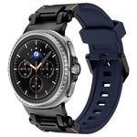 Pulseira de Relógio em Silicone com Conector Metálico Explorer, Para Samsung Galaxy Watch8 / Watch8 Classic