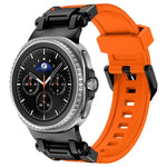 Pulseira de Relógio em Silicone com Conector Metálico Explorer, Para Samsung Galaxy Watch8 / Watch8 Classic