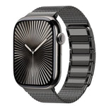 Bracelete Magnética em Aço Inoxidável Trançado em Forma de I, Para Apple Watch 46mm / 49mm / 45mm / 44mm, Para Apple Watch 42mm / 41mm / 40mm / 38mm